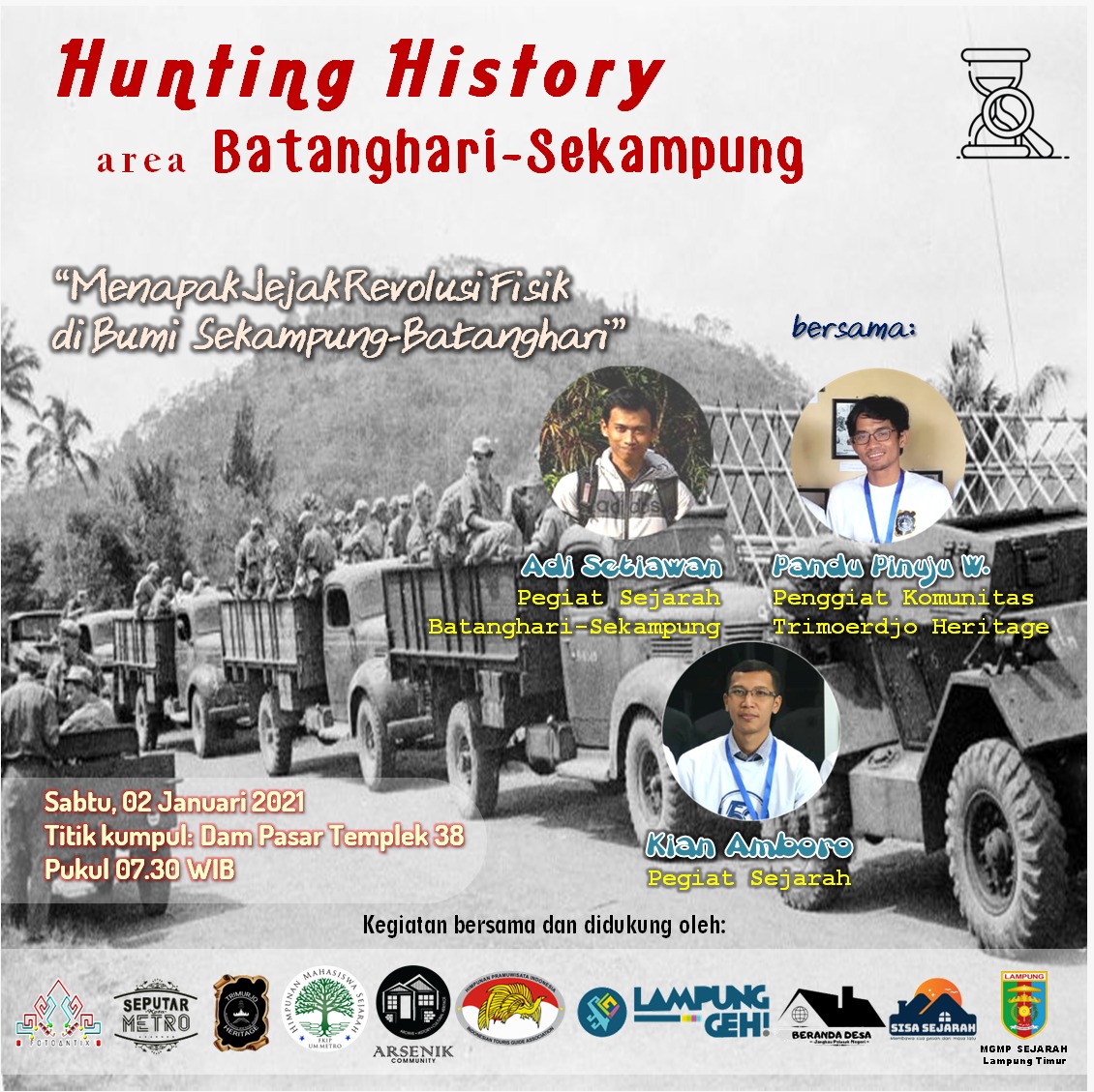Komunitas Sejarah Arsenik Kembali Selenggarakan Hunting History III