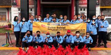 Bantu Warga Sekitar, Lapas Narkotika Bandar Lampung Berikan Bantuan Sembako