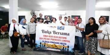 Kolaborasi HPI Lampung dan Toko Oleh-oleh Hai-Toms Angkat Produk UMKM