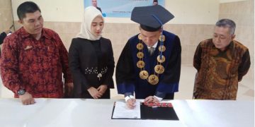 Pelantikan Rektor Universitas Satu Nusa Lampung