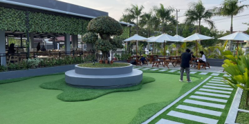 Kali Cafe & Resto: Cafe Pertama yang Punya Lapangan Mini Golf di Lampung